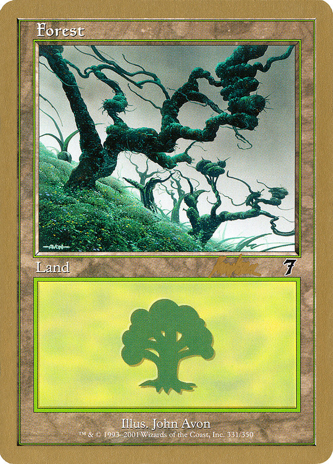 Forest (bk331) (Brian Kibler) [World Championship Decks 2002] | Odin's Place