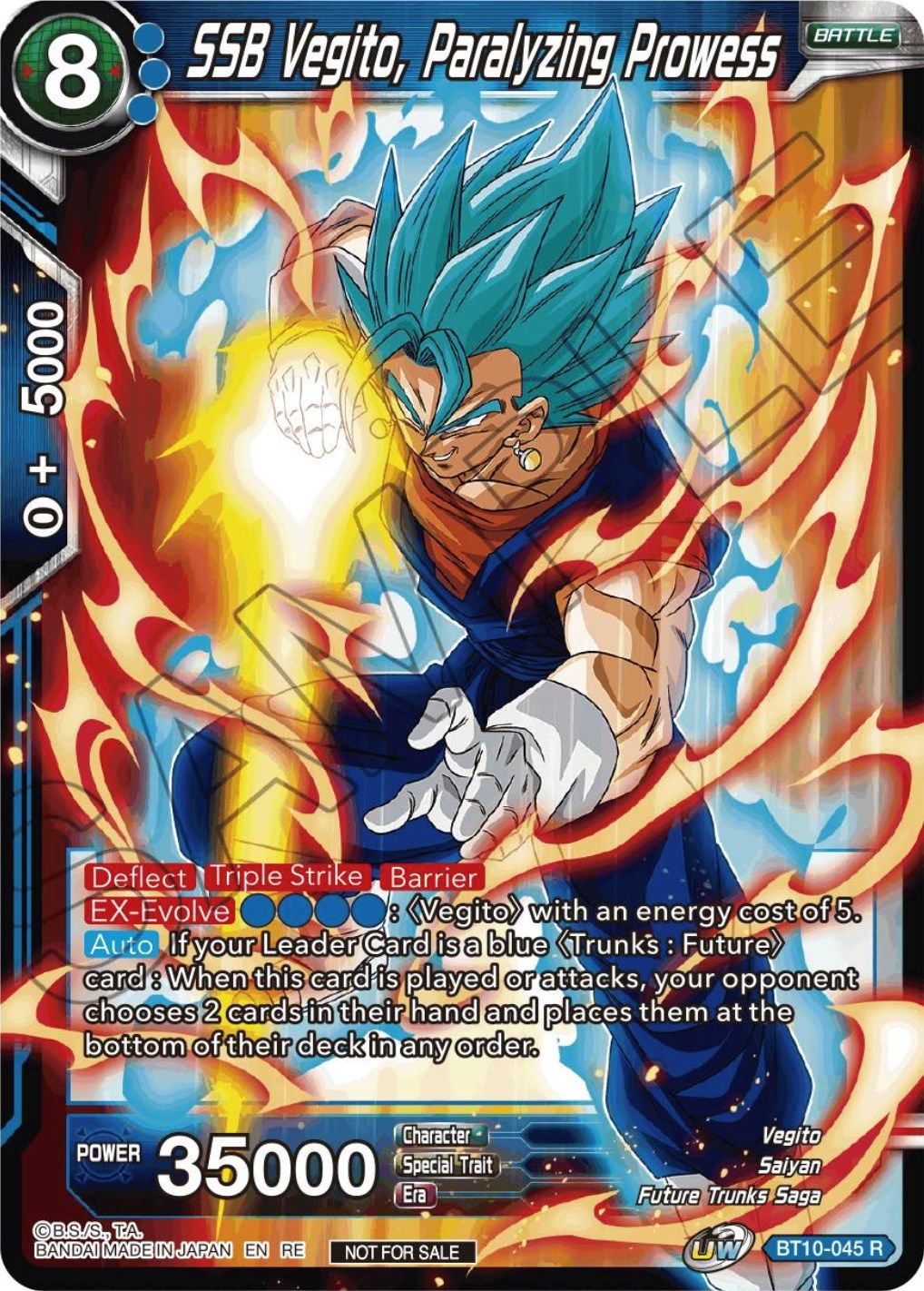 SSB Vegito, Paralyzing Prowess (Championship Selection Pack 2023 Vol.1) (BT10-045) [Tournament Promotion Cards] | Odin's Place
