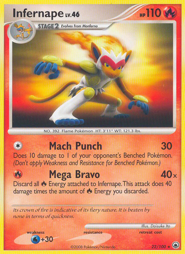 Infernape (22/100) [Diamond & Pearl: Majestic Dawn] | Odin's Place