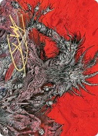Varragoth, Bloodsky Sire Art Card (Gold-Stamped Signature) [Kaldheim Art Series] | Odin's Place