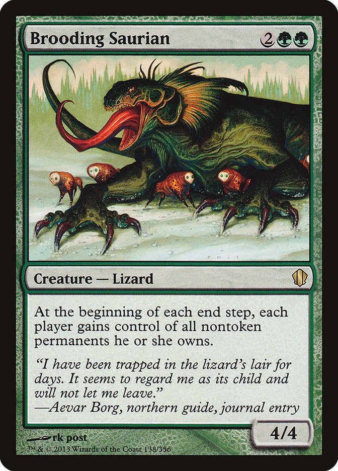 Brooding Saurian (138) [Commander 2013] | Odin's Place