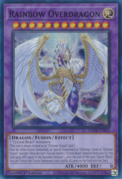 Rainbow Overdragon [SDCB-EN043] Super Rare | Odin's Place