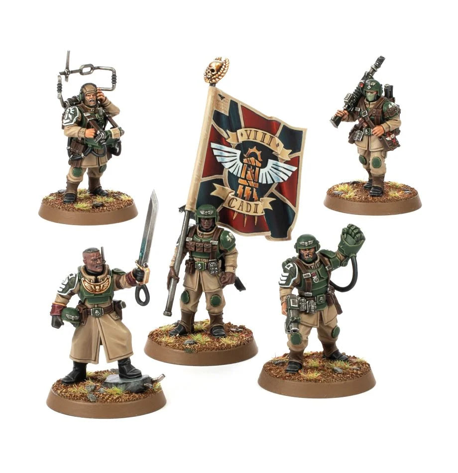 Warhammer 40K: Astra Militarum Cadian Command Squad | Odin's Place