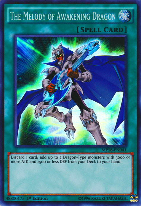 The Melody of Awakening Dragon [MP16-EN041] Super Rare | Odin's Place