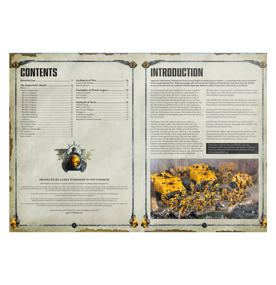 Warhammer 40K: Codex Supplement - Imperial Fists | Odin's Place