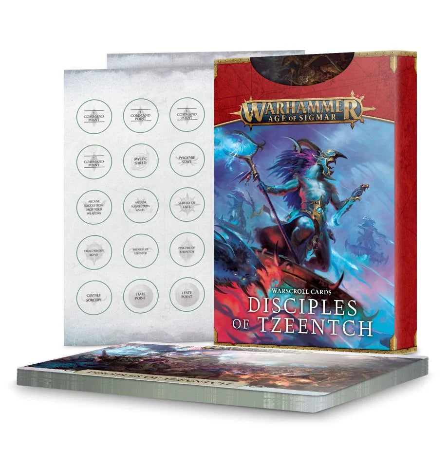 Warhammer Age of Sigmar: Disciples of Tzeentch Warscroll Cards | Odin's Place