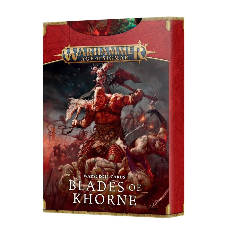 Warhammer Age of Sigmar: Warscroll Cards Blades of Khorne | Odin's Place