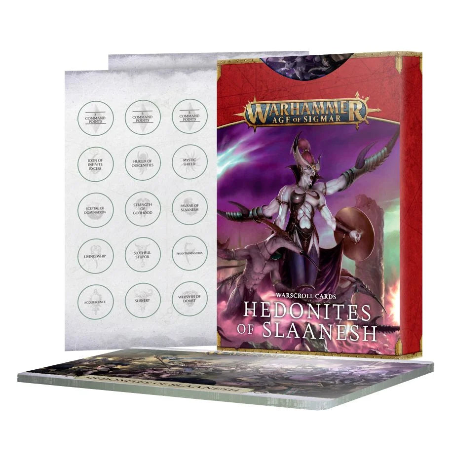 Warhammer Age of Sigmar: Warscroll Cards Hedonites of Slaanesh | Odin's Place