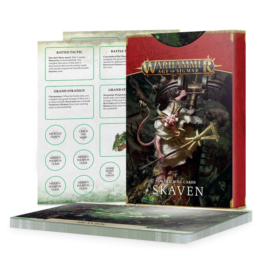 Warhammer Age of Sigmar: Warscroll Cards Skaven | Odin's Place