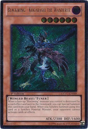 Blackwing - Kogarashi the Wanderer [EXVC-EN009] Ultimate Rare | Odin's Place