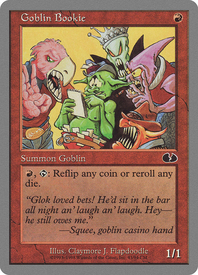 Goblin Bookie (43) [Unglued] | Odin's Place