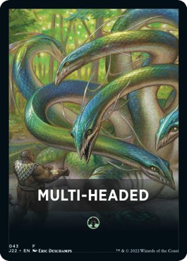 Multi-Headed Theme Card [Jumpstart 2022 Front Cards] | Odin's Place