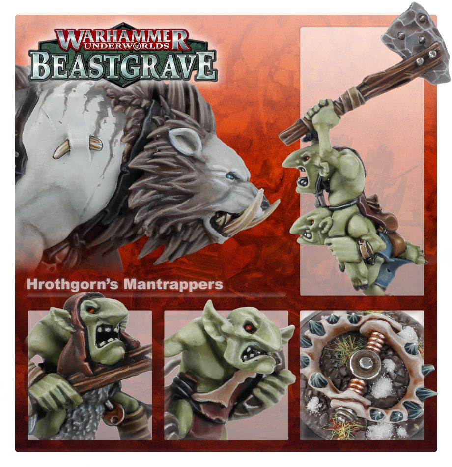 Warhammer Underworlds: Beastgrave: Hrothgorn's Mantrappers | Odin's Place