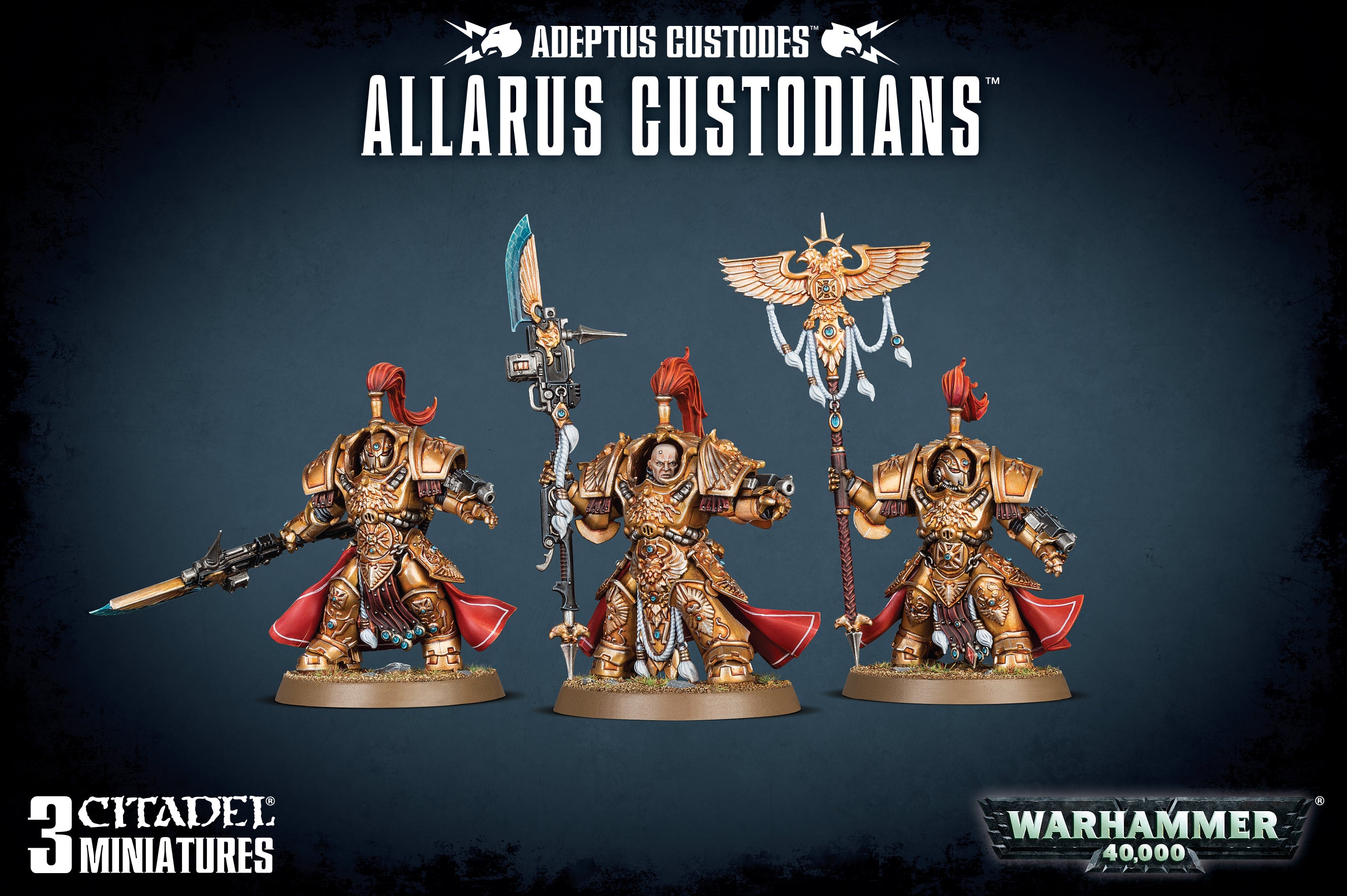 Warhammer 40K: Adeptus Custodes Allarus Custodians | Odin's Place
