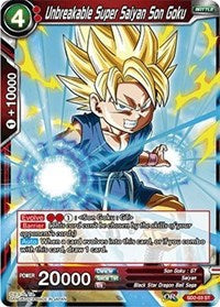 Unbreakable Super Saiyan Son Goku (SD2-03) [Cross Worlds] | Odin's Place