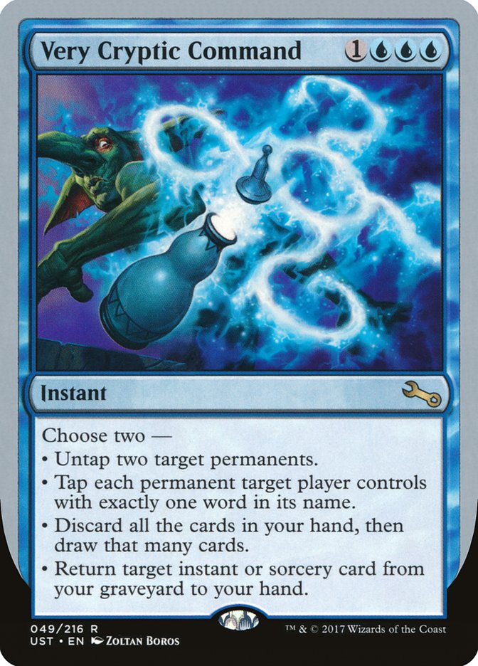 Very Cryptic Command (49) (Untap) [Unstable] | Odin's Place