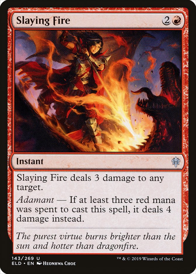 Slaying Fire [Throne of Eldraine] | Odin's Place