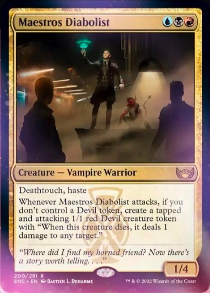Maestros Diabolist [Streets of New Capenna] | Odin's Place