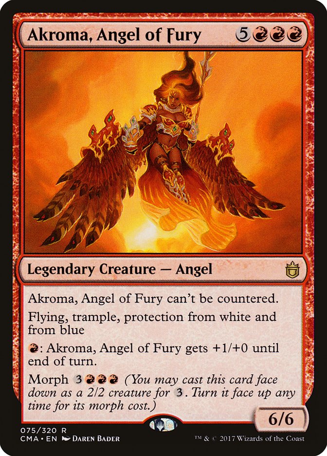 Akroma, Angel of Fury (75) [Commander Anthology] | Odin's Place