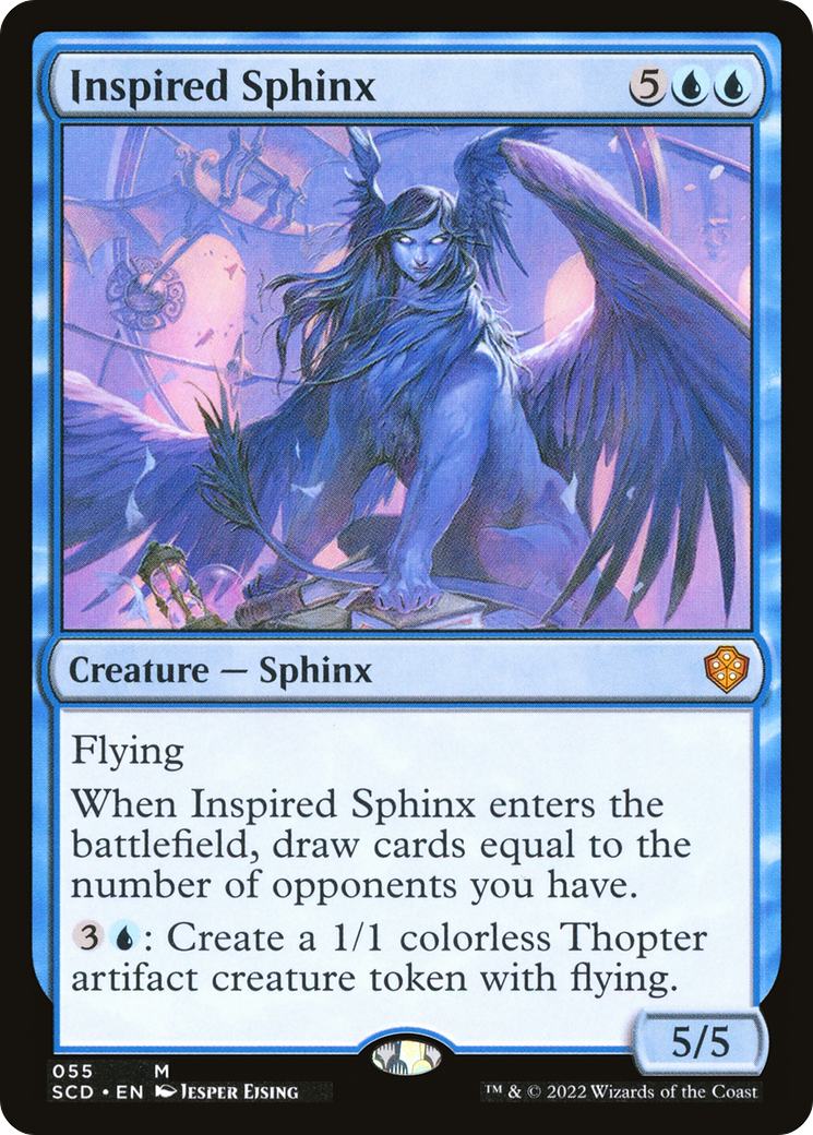 Inspired Sphinx [Starter Commander Decks] | Odin's Place