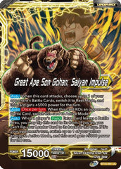 Son Gohan // Great Ape Son Gohan, Saiyan Impulse (BT15-091) [Saiyan Showdown] | Odin's Place