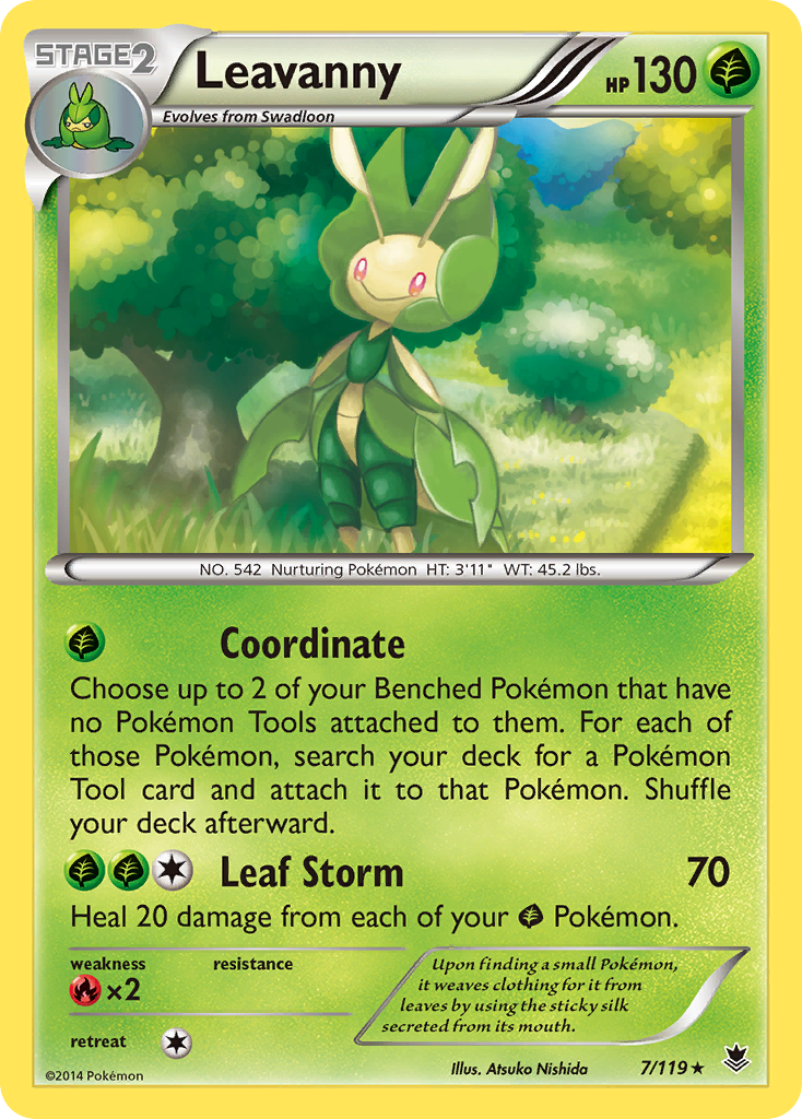 Leavanny (7/119) [XY: Phantom Forces] | Odin's Place
