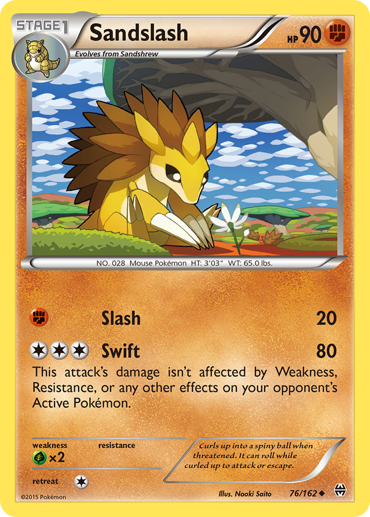 Sandslash (76/162) [XY: BREAKthrough] | Odin's Place