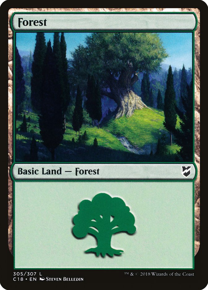 Forest (305) [Commander 2018] | Odin's Place