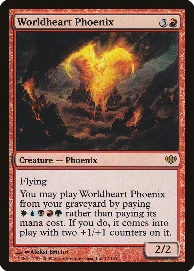 Worldheart Phoenix (77) [Conflux] | Odin's Place