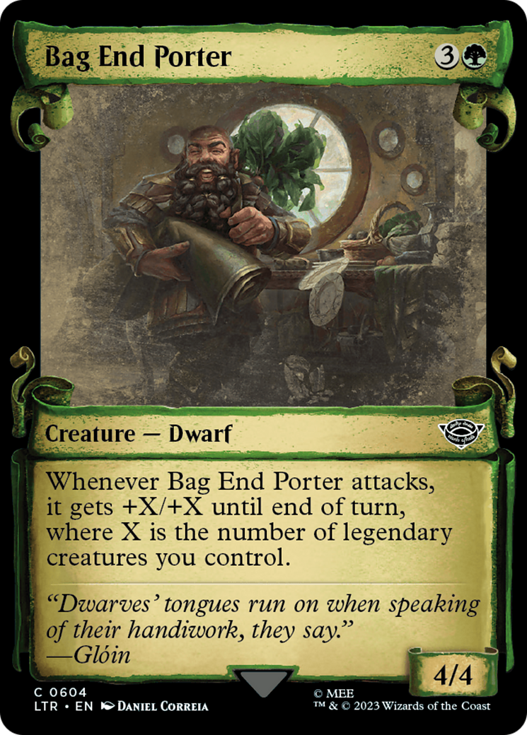 Bag End Porter [The Lord of the Rings: Tales of Middle-Earth Showcase Scrolls] | Odin's Place
