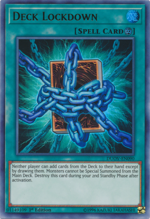 Deck Lockdown [DUOV-EN090] Ultra Rare | Odin's Place
