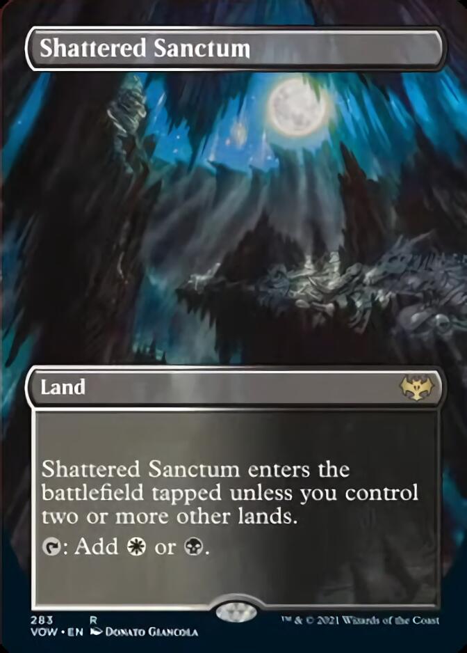 Shattered Sanctum (Borderless Alternate Art) [Innistrad: Crimson Vow] | Odin's Place