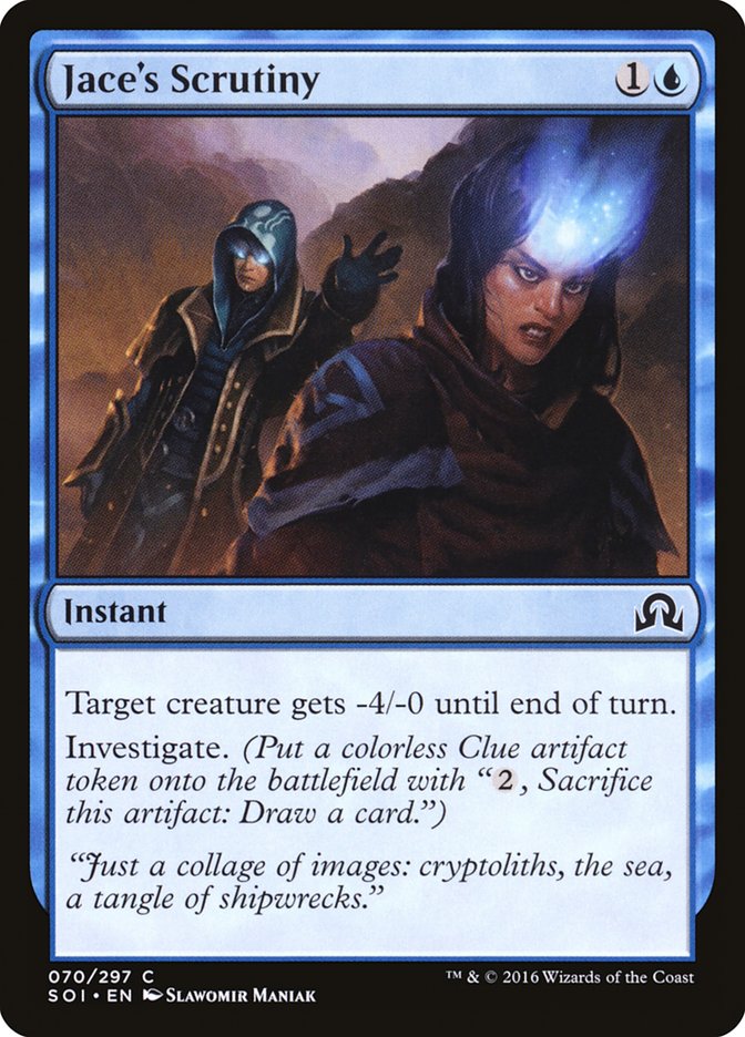 Jace's Scrutiny (70) [Shadows over Innistrad] | Odin's Place
