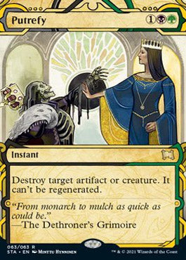 Putrefy (Foil Etched) [Strixhaven: School of Mages Mystical Archive] | Odin's Place