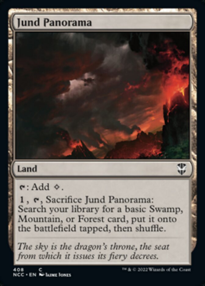 Jund Panorama [Streets of New Capenna Commander] | Odin's Place