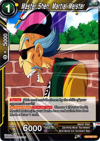 Master Roshi, Martial Meister (TB2-057) [World Martial Arts Tournament] | Odin's Place