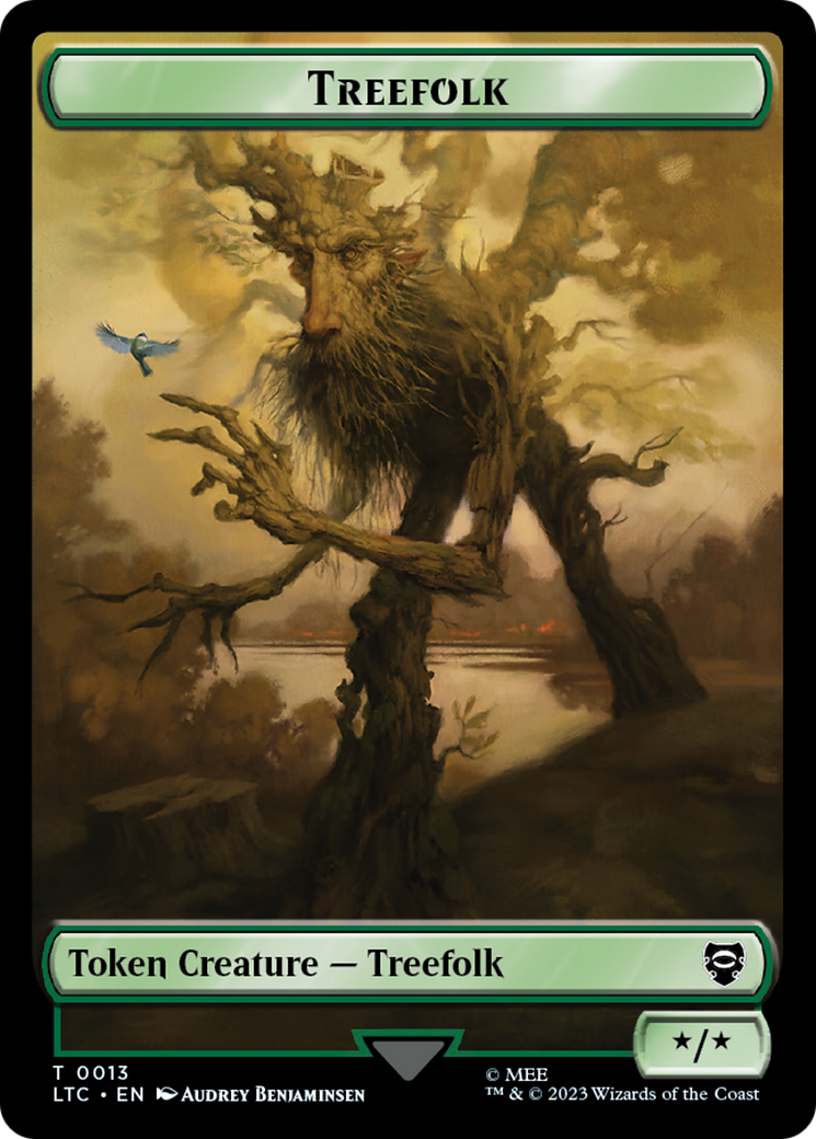 Treefolk // Food Token [The Lord of the Rings: Tales of Middle-Earth Commander Tokens] | Odin's Place