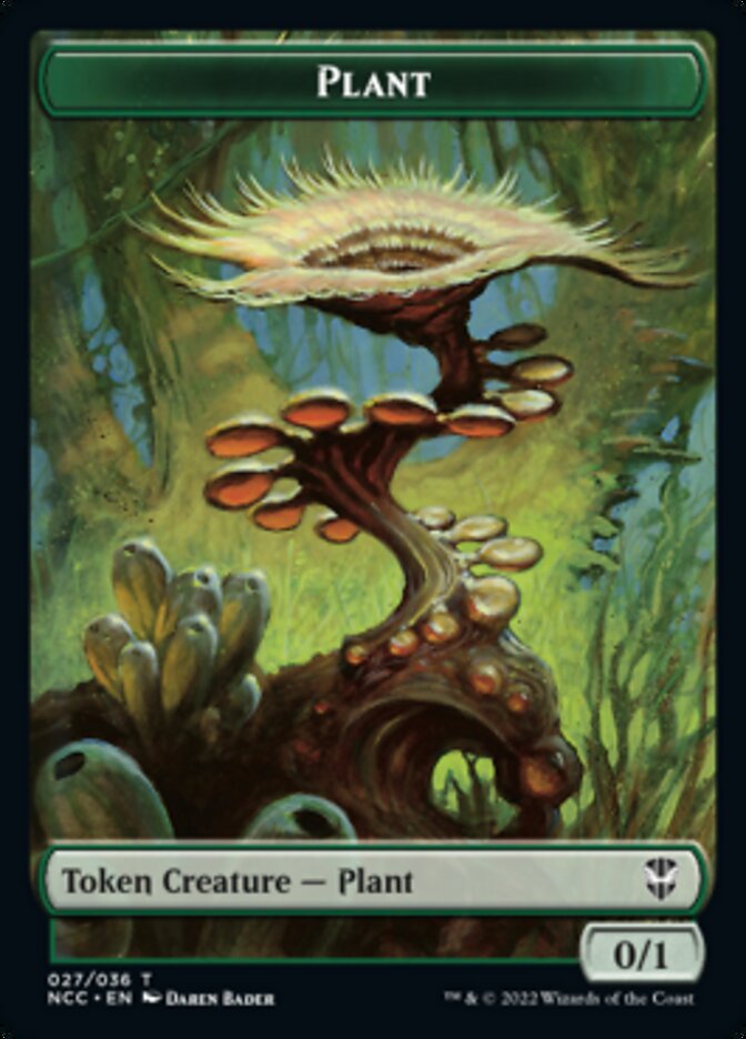 Plant // Citizen Double-Sided Token [Streets of New Capenna Commander Tokens] | Odin's Place