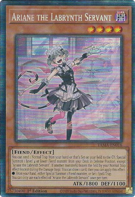 Ariane the Labrynth Servant [TAMA-EN016] Collector's Rare | Odin's Place