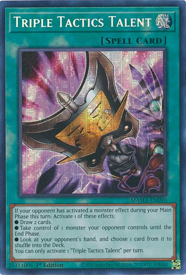 Triple Tactics Talent [MAMA-EN090] Secret Pharaoh's Rare | Odin's Place