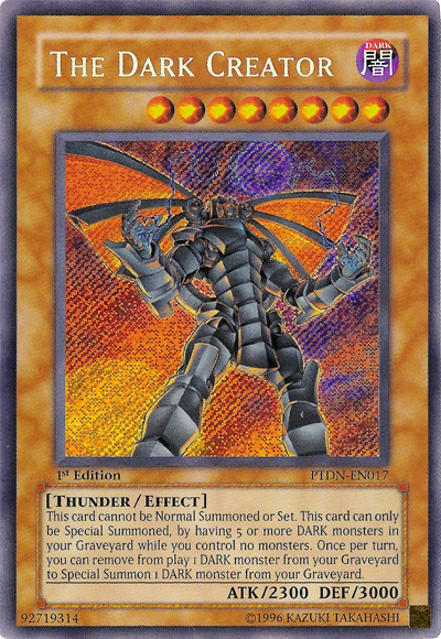 The Dark Creator [PTDN-EN017] Secret Rare | Odin's Place