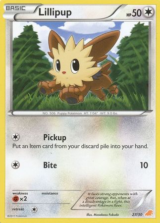 Lillipup (27/30) [Black & White: Trainer Kit - Excadrill] | Odin's Place