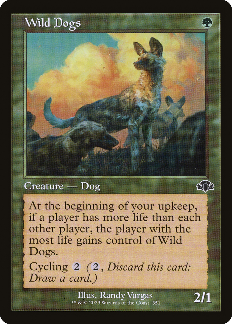 Wild Dogs (Retro) [Dominaria Remastered] | Odin's Place