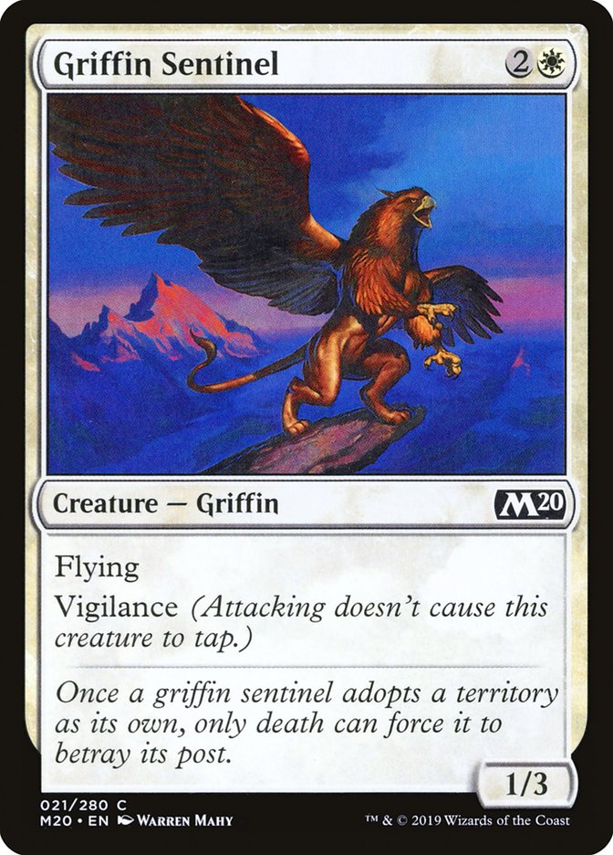 Griffin Sentinel [Core Set 2020] | Odin's Place