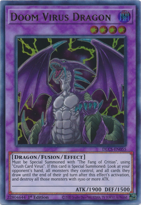 Doom Virus Dragon [DLCS-EN055] Ultra Rare | Odin's Place