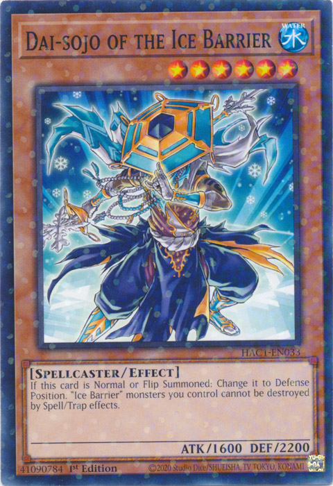 Dai-sojo of the Ice Barrier (Duel Terminal) [HAC1-EN033] Common | Odin's Place