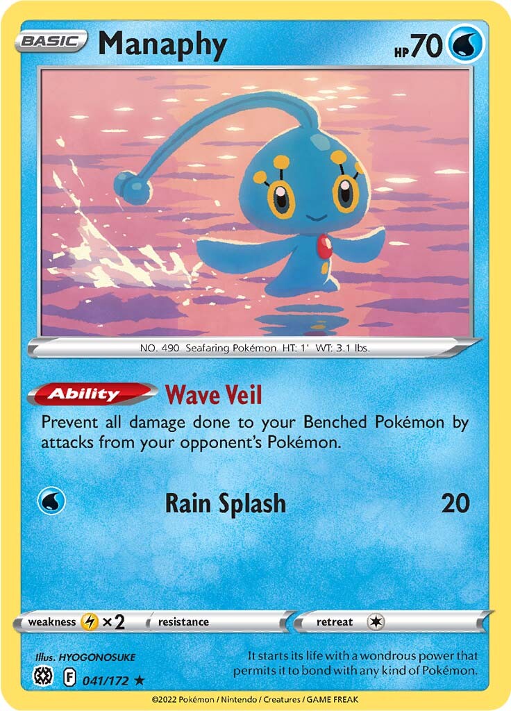 Manaphy (041/172) [Sword & Shield: Brilliant Stars] | Odin's Place