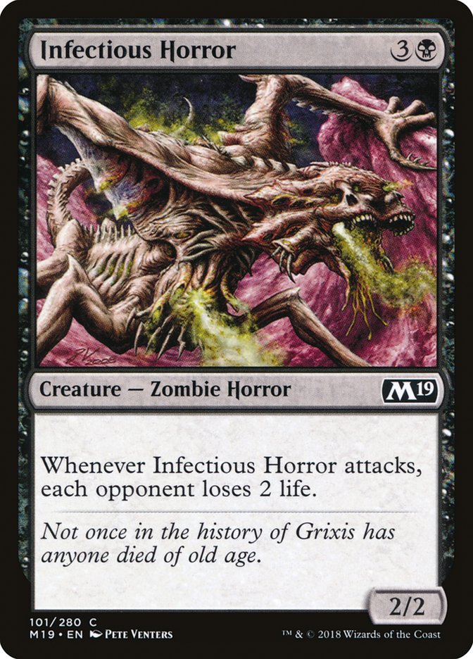 Infectious Horror (101) [Core Set 2019] | Odin's Place