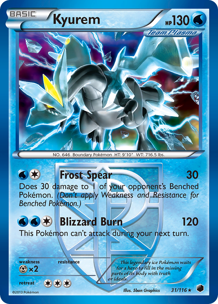 Kyurem (31/116) [Black & White: Plasma Freeze] | Odin's Place