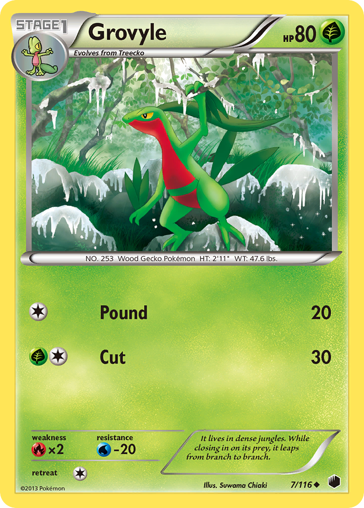 Grovyle (7/116) [Black & White: Plasma Freeze] | Odin's Place